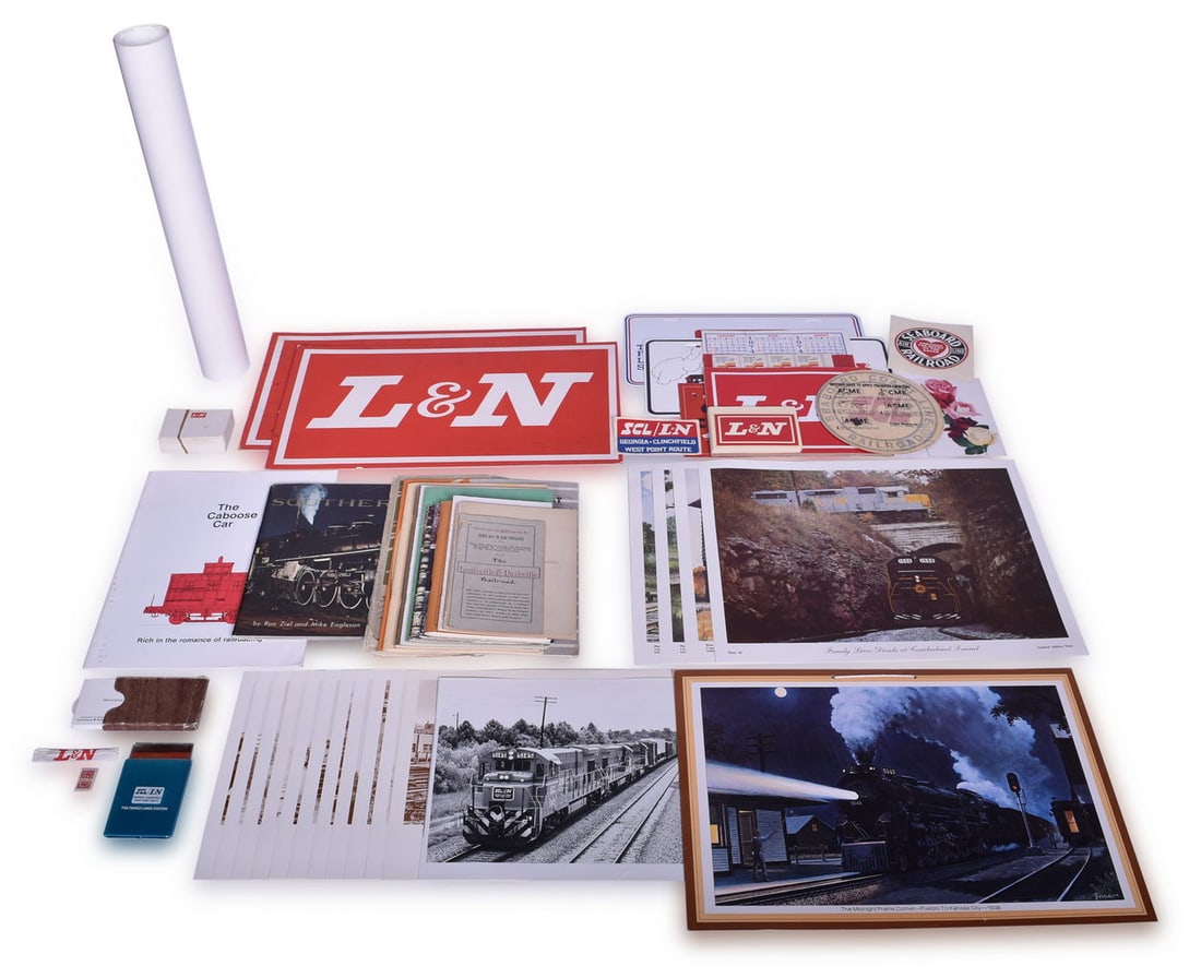 Assortment of Louisville & Nashville and Seaboard Ephemera and Railroad Advertising - Photographs, (1 of 3)