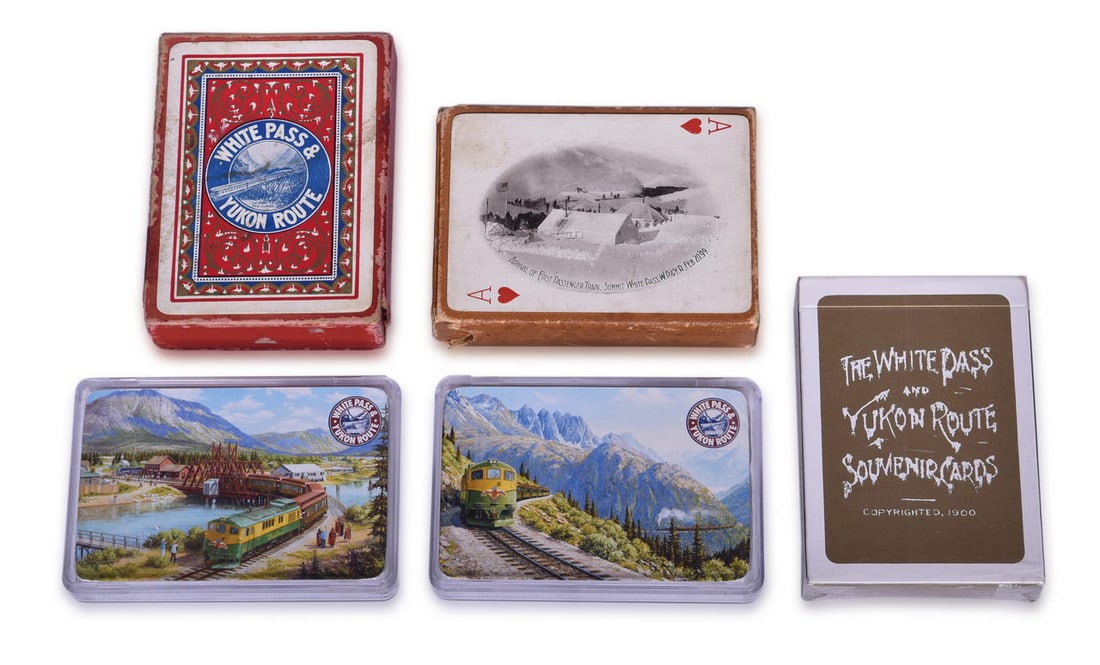 Five White Pass & Yukon Route Railroad Playing Card Decks (1 of 3)