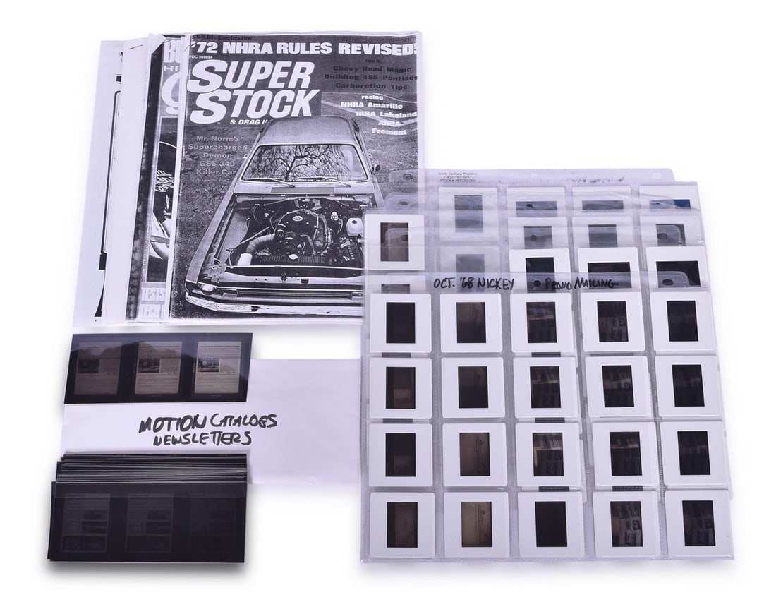 Supercar Automobile Dealer Information and Slides from the Collection of Tom Shaw (1 of 3)