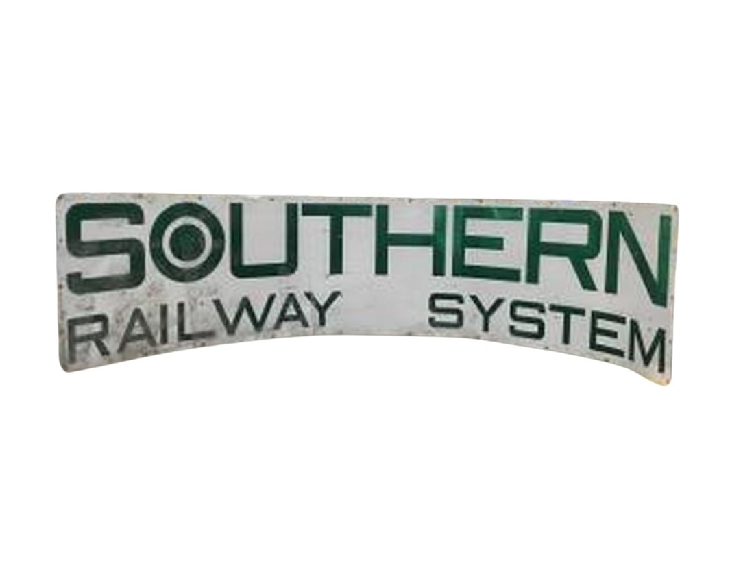 Large Southern Railway Aluminum Trailer Sign - Double Sided (1 of 6)