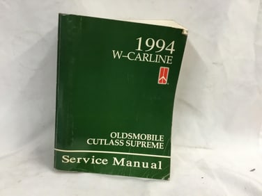 1994 Oldsmobile Cutlass Supreme W-Carline Service Manual