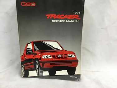 1994 Geo Tracker Service Manual