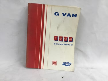 1994 Chevy Truck / GMC Truck G-Van Service Manual