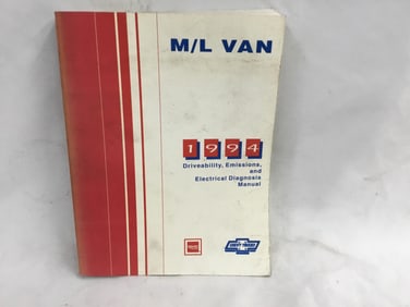 1994 Chevy Truck / GMC Truck M/L Van Driveability, Emissions and Electrical Diagnosis Manual