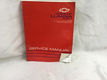 1993 Chevrolet Lumina Service Manual Book Two of Two