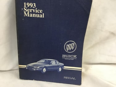 1993 Buick Regal Service Manual Volume Two