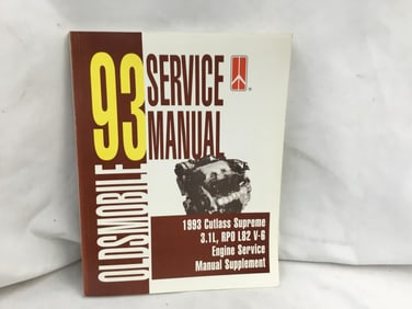 1993 Oldsmobile Cutlass Supreme 3.1 Liter RPO L82 V6 Service Manual Supplement
