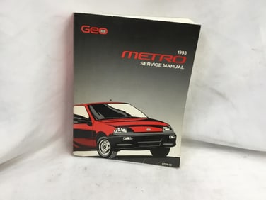 1993 Geo Metro Service Manual