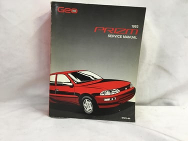 1993 Geo Prizm Service Manual