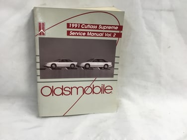 1991 Oldsmobile Cutlass Supreme Service Manual Volume Two