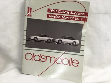 1991 Oldsmobile Cutlass Supreme Service Manual Volume One