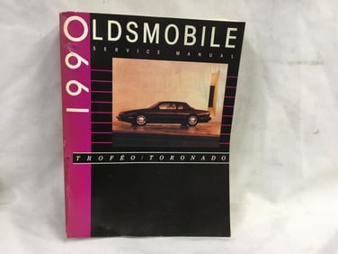 1990 Oldsmobile Trofeo / Toronado Service Manual