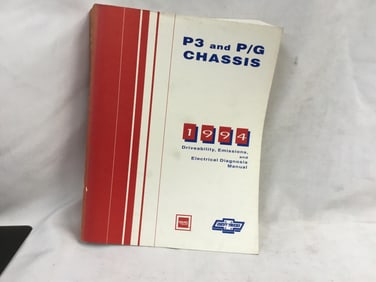 1994 Chevy Truck / GMC Truck P3 and P/G Chassis Driveability, Emissions and Electrical Manual