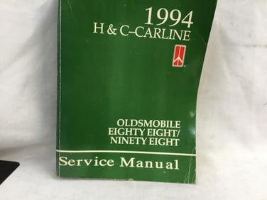 1994 Oldsmobile Eighty Eighty / Ninety Eight H & C-Carline Service Manual