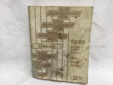 1989 Chevrolet Light Duty Truck Unit Repair Manual