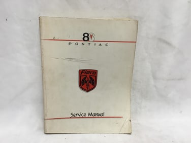 1988 Pontiac Fiero Service Manual