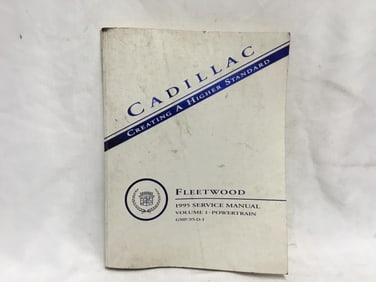 1995 Cadillac Fleetwood Service Manual Volume One - Powertrain