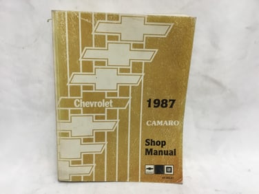 1987 Chevrolet Camaro Shop Manual