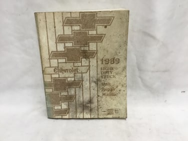 1989 Chevrolet Light Duty Truck Unit Repair Manual