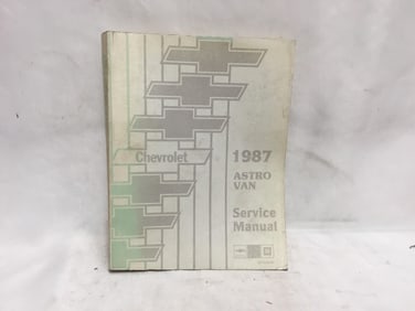 1987 Chevrolet Astro Van Service Manual