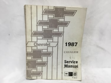1987 Chevrolet Cavalier Service Manual