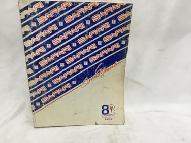 1988 Pontiac Safari Service Manual
