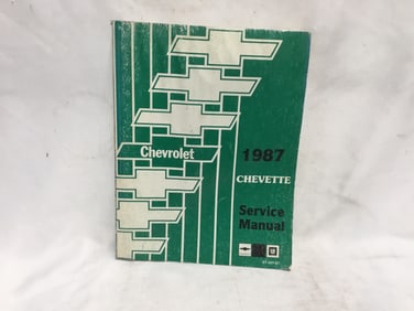 1987 Chevrolet Chevette Service Manual