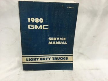 1980 GMC Light Duty Trucks Series 10-35 Chassis Service Manual