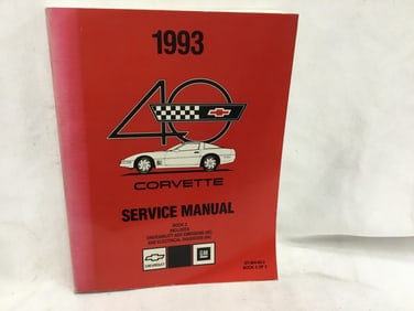 1993 Chevrolet Corvette Service Manual Book Two