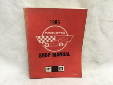 1986 Chevrolet Corvette Shop Manual
