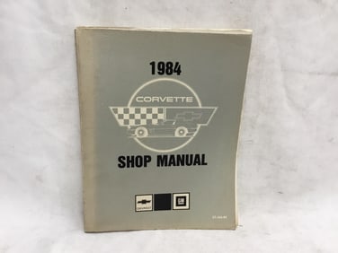 1984 Chevrolet Corvette Shop Manual