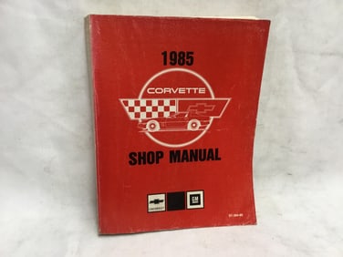 1985 Chevrolet Corvette Shop Manual