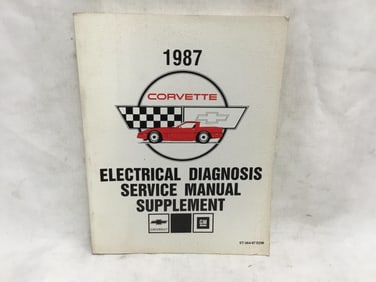 1987 Chevrolet Corvette Electrical Diagnosis Service Manual Supplement