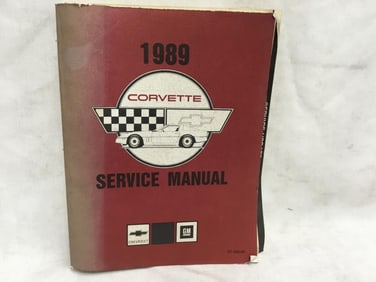 1989 Chevrolet Corvette Service Manual