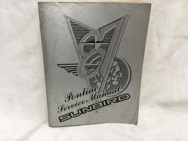 1987 Pontiac Sunbird Service Manual