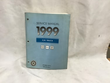 1999 Chevrolet, GMC, Cadillac C/K Truck Service Manual Volume Three of Four