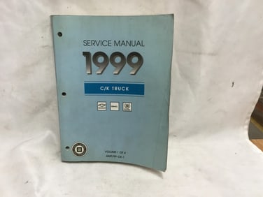 1999 Chevrolet, GMC, Cadillac C/K Truck Service Manual Volume One of Four