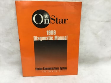 1999 OnStar Diagnostic Manual VS-3B & VS-P