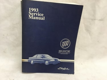 1993 Buick Skylark Service Manual