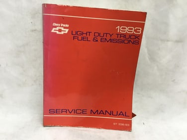 1993 Chevy Trucks Light Duty truck Fuel & Emissions Service Manual