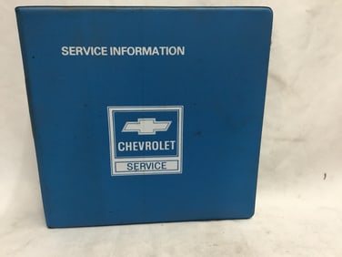 1985 Chevrolet Sprint Service Manual