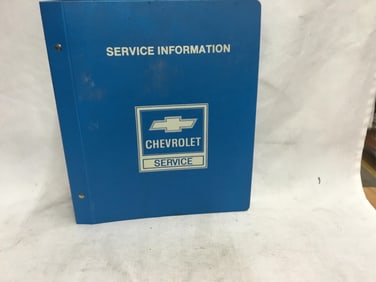 1985 Chevrolet Nova Shop Manual