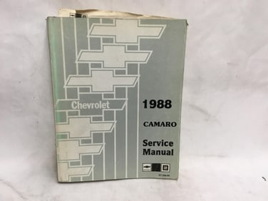 1988 Chevrolet Camaro Service Manual