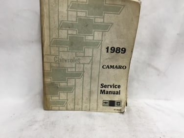 1989 Chevrolet Camaro Service Manual