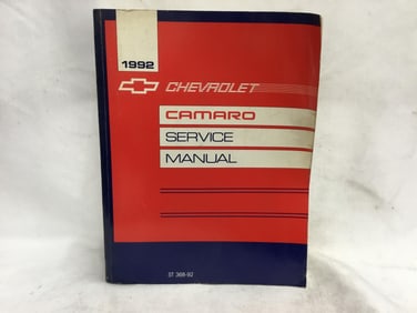 1992 Chevrolet Camaro Service Manual