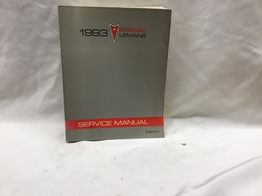 1993 Pontiac LeMans Service Manual