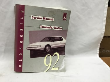1992 Oldsmobile Toronado / Trofeo Service Manual