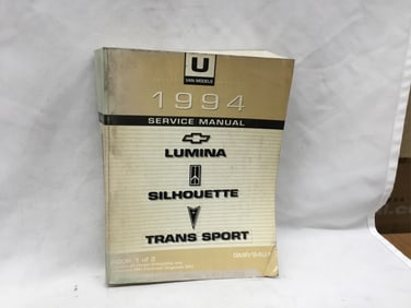 1994 Chevrolet Lumina Oldsmobile Silhouette Pontiac Trans Sport Service Manual Book 1 of 2