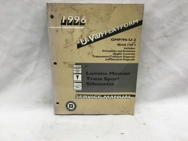 1996 Chevrolet Lumina Minivan Pontiac Trans Sport Oldsmobile Silhouette Service Manual