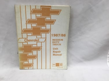 1987-88 Chevrolet Medium Duty Truck Unit Repair Manual